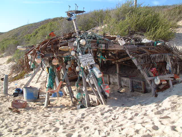 Surfers Beach, Eleuthera -  surfers beach shack